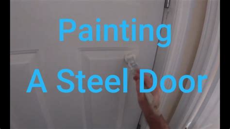 prep to repaint metal house door|primer for exterior metal door.